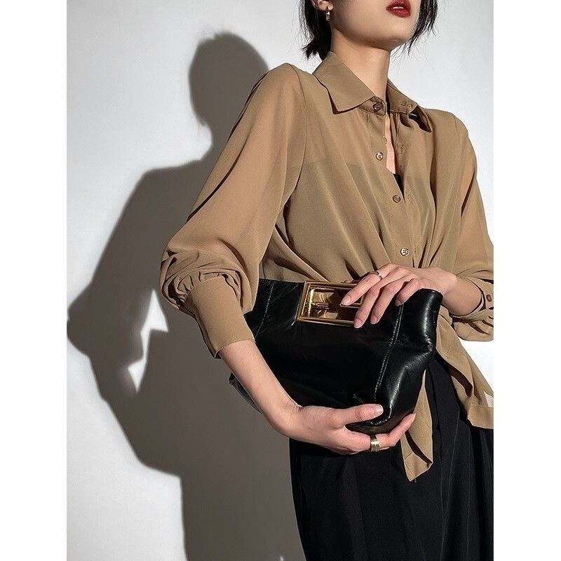 Chiffon Shirt Women's Tulle Suspender Cardigan with Sun Protection Clothes Thin Top Jacket