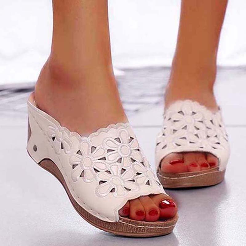 Sandals Shoes Women Summer Comfortable Women Shoe Slides Shoes Woman Wedge Walking Shoes Party Female Footwear Slippers Woman