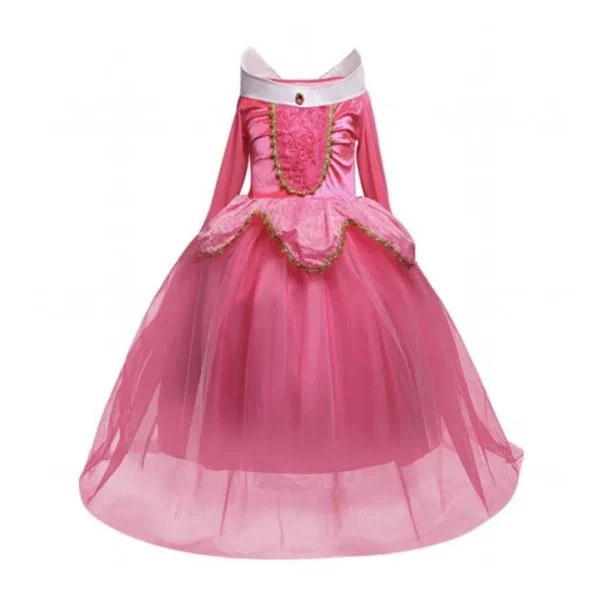 Halloween Costume Children Sleeping Beauty Princess Party Girls Costume Dress 2-10 Years Pink Princess Dress DISP-002